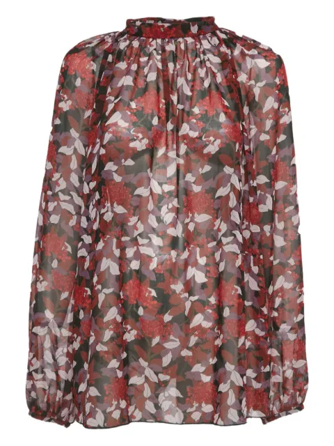 Giamba floral-print blouse Red 1219184