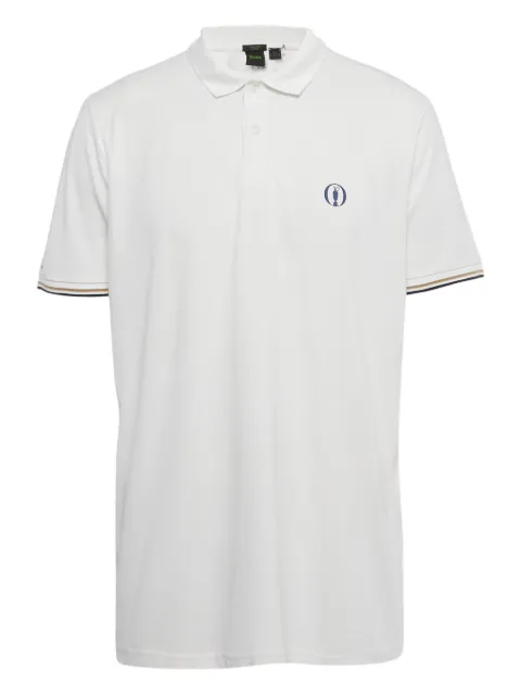 BOSS piqué polo shirt White 1226160