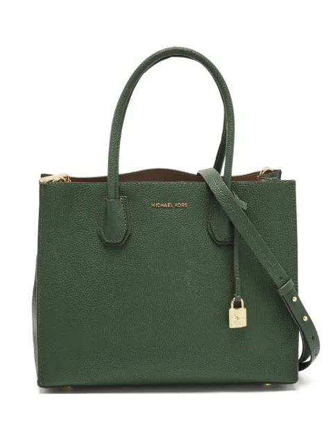 Michael Kors Vintage Mercer leather tote Green 1212731