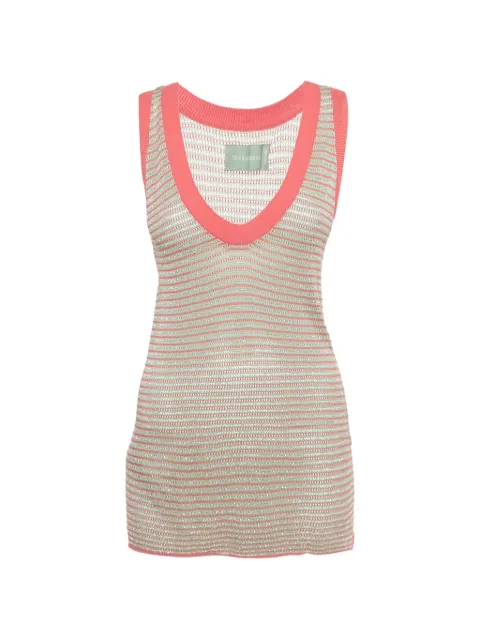 Zadig&Voltaire lurex fishnet knit top Pink 1235034