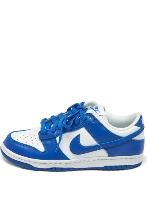 Nike leather low top shoes Blue 1182444