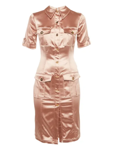 Elisabetta Franchi button-front mini dress Pink 1207523