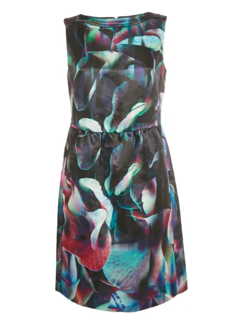 Emporio Armani Pre-Owned sleeveless print mini dress Black 1228024
