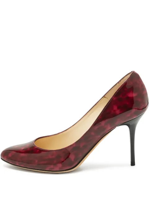 Jimmy Choo Pre-Owned Gilbert patent leather pumps Red 1212903