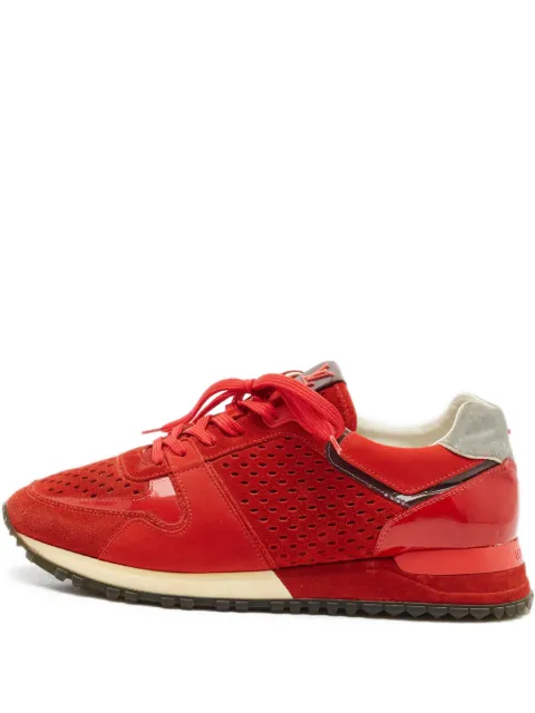Louis Vuitton Pre-Owned lace-up sneakers Red 1191658