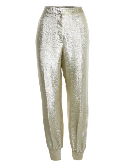 Stella McCartney Pre-Owned concealed-closure trousers Gold 1190208