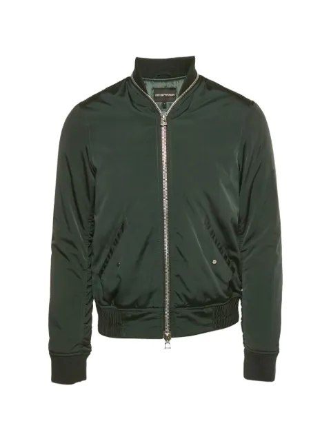 Emporio Armani Pre-Owned zip-up bomber jacket Green 1230007