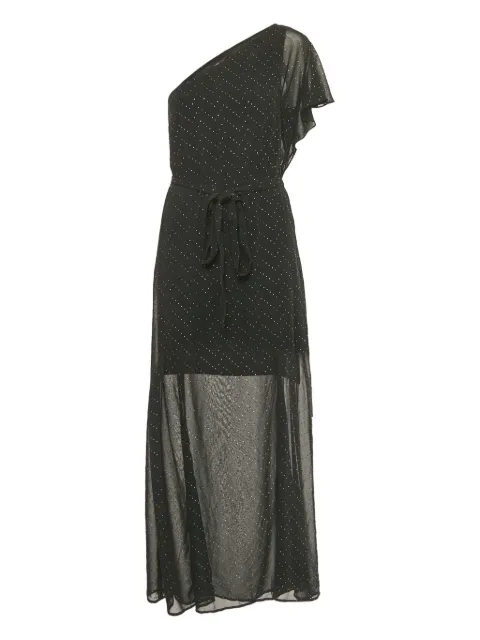 Maje one-shoulder maxi dress Black 1225018