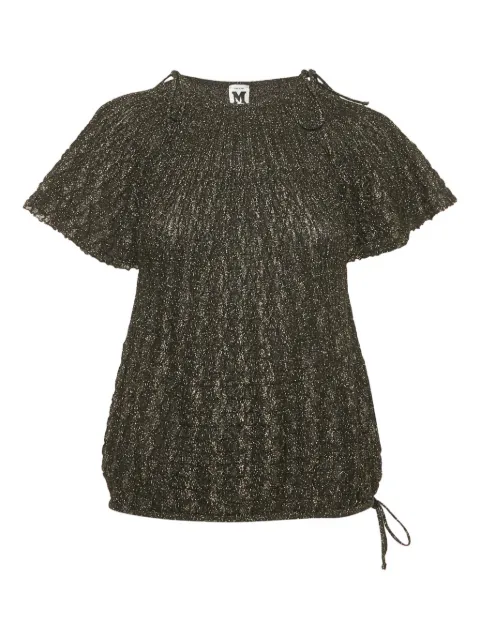 Missoni Pre-Owned Knit shimmer top Black 1217333