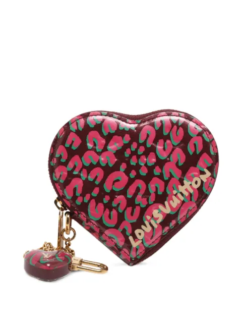 Louis Vuitton Pre-Owned heart-shaped coin purse Red 1223280