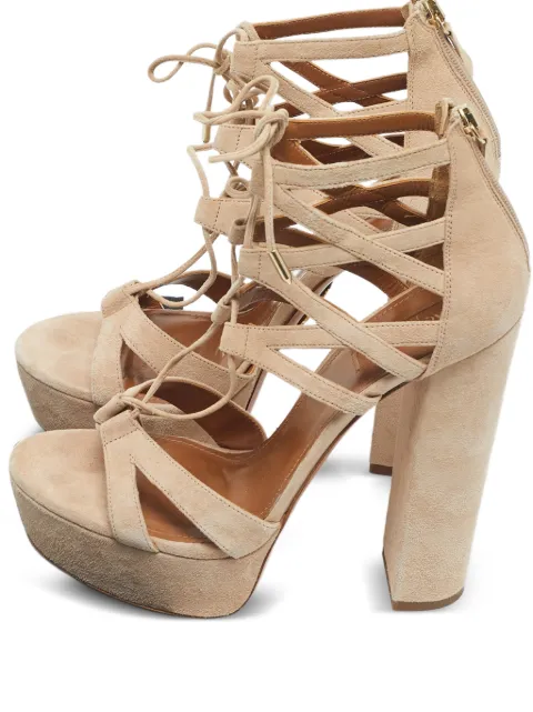 Aquazzura suede sandals Neutrals 1188081
