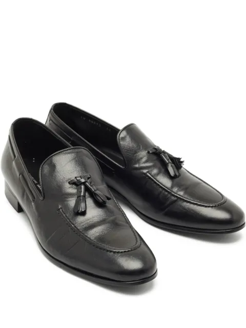 Giuseppe Zanotti Vintage leather loafers Black 1178026