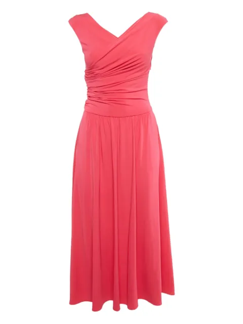 Max Mara Ruching jersey dress Pink 1202246