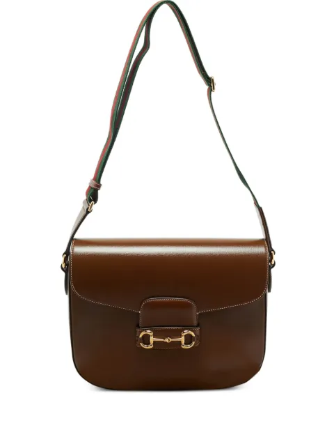 Gucci Pre-Owned 1995 horsebit leather shoulder bag Brown 1220854