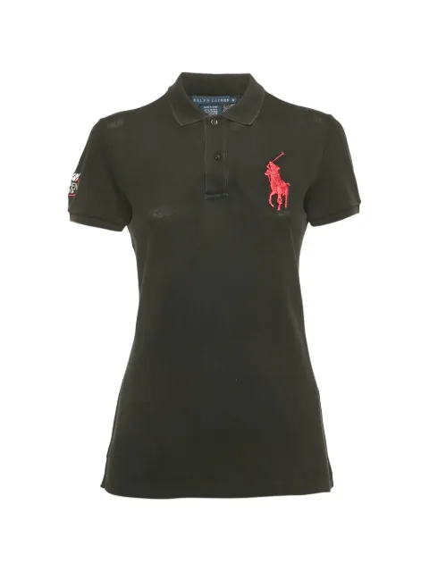 Polo Ralph Lauren Vintage embroidered-logo polo shirt Black 1218774