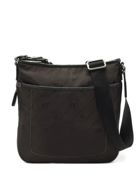Aigner Vintage monogram messenger bag Brown 1213594