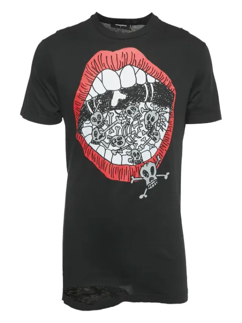 DSQUARED2 graphic-print T-shirt Black 1191561