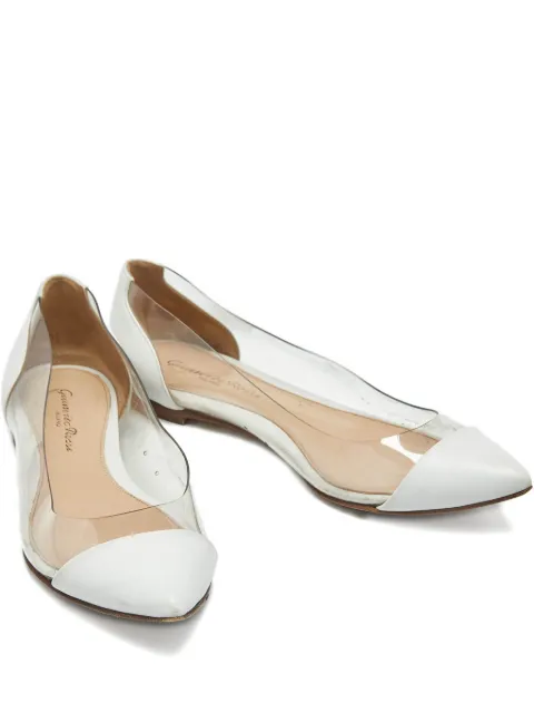 Gianvito Rossi pointed-toe ballet flats White 1188563