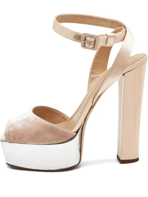 Giuseppe Zanotti Vintage Lavinia platform heeled sandals Neutrals 1166067