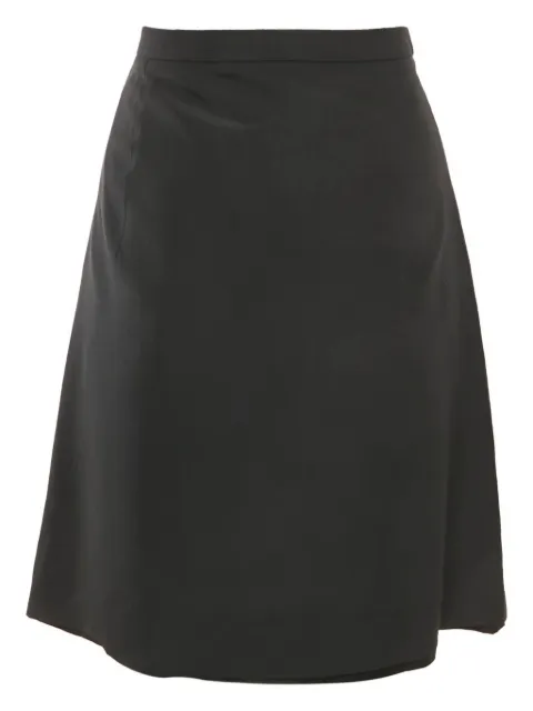Saint Laurent Pre-Owned silk mini skirt Black 1174012