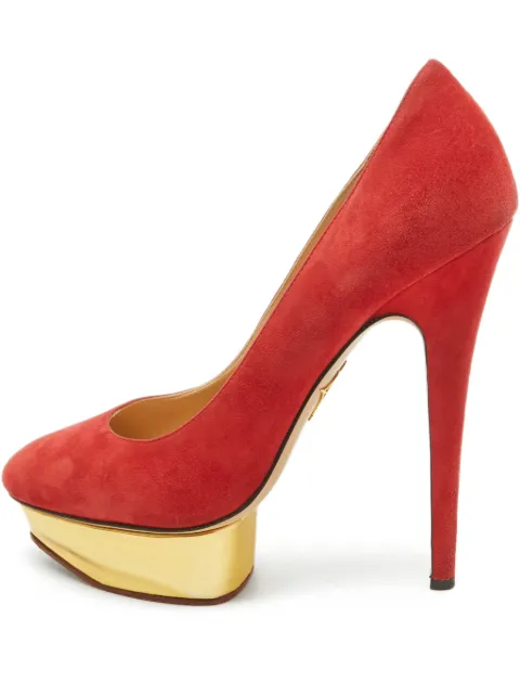 Charlotte Olympia Dolly platform pumps Red 1179512