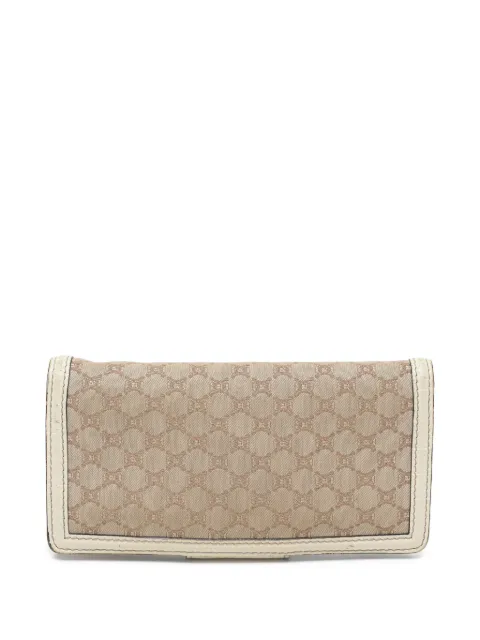 Celine Pre-Owned 2008 Macadam-pattern wallet Neutrals 1130923