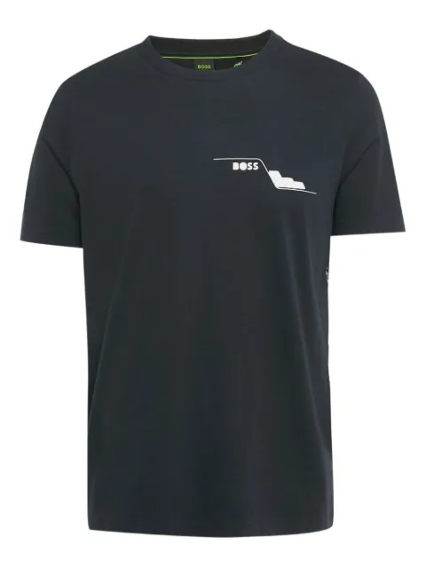 BOSS logo-detail T-shirt Blue 1213112