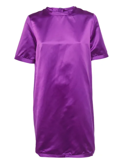 Burberry Pre-Owned zip mini dress Purple 1214980