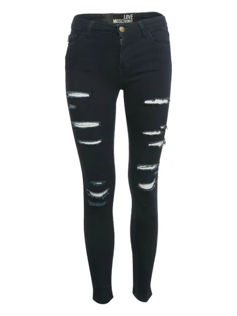 Love Moschino distressed skinny jeans Blue 1199902