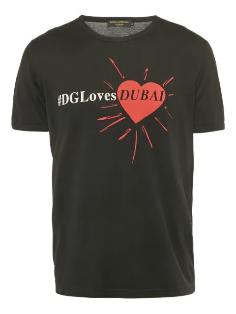 Dolce & Gabbana Pre-Owned print T-shirt Black 1223247