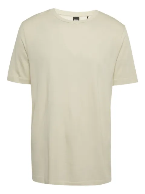 BOSS cotton T-shirt Neutrals 1225545