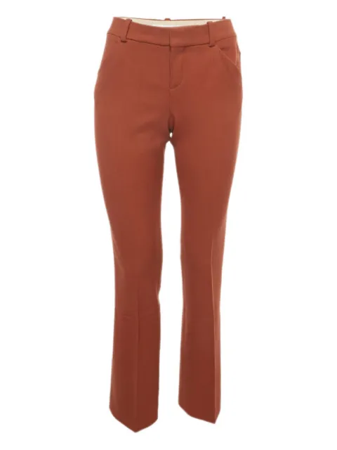 Chloé Pre-Owned straight-leg trousers Orange 1219199