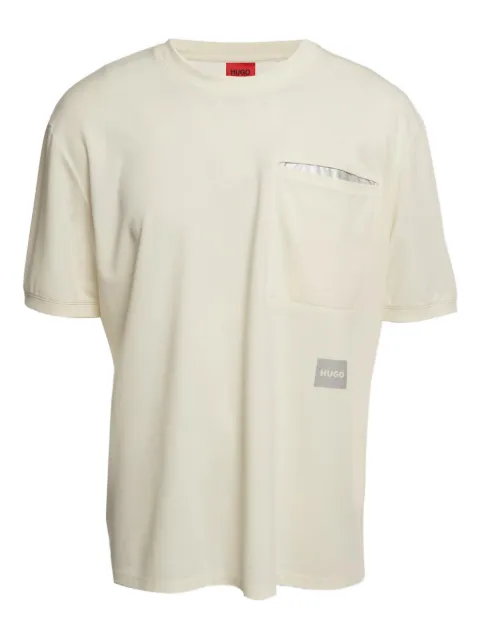 HUGO logo-detail T-shirt Neutrals 1225557