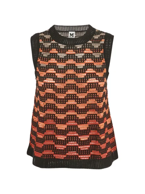 Missoni Pre-Owned knit sleeveless top Black 1215149