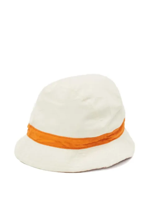 Ferragamo Pre-Owned cotton bucket hat Neutrals 1223292