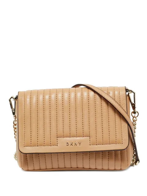 DKNY Vintage Gansevoort leather shoulder bag Neutrals 1199441