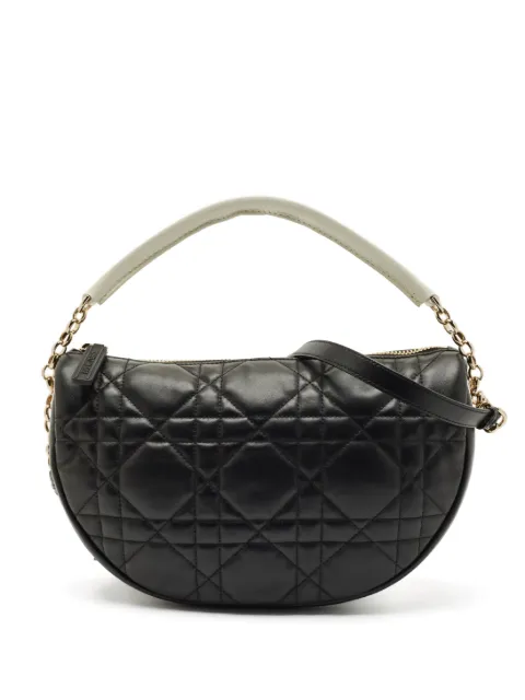 Christian Dior Pre-Owned medium Vibe cannage leather tote bag Black 1210924