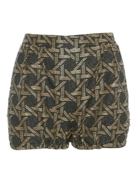 DSQUARED2 jacquard frayed shorts Black 1219730