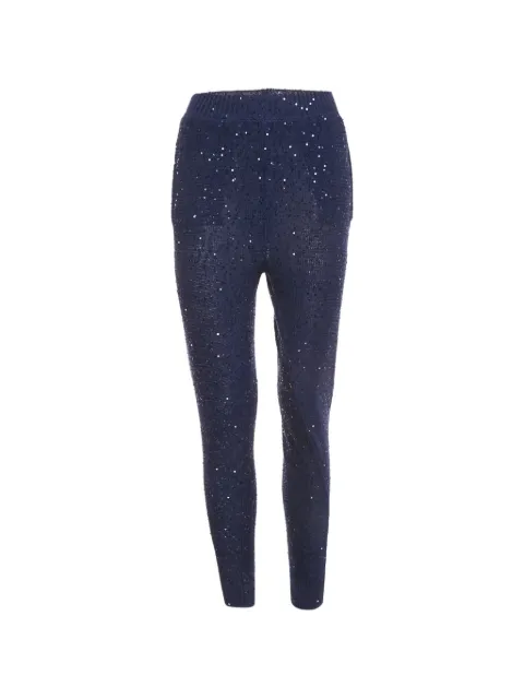 Stella McCartney Pre-Owned sequins trousers Blue 1188074