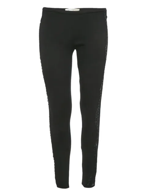 PUCCI Pre-Owned M lace trousers Black 1212204