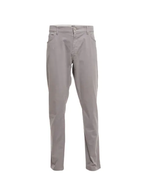 BOSS cotton trousers Grey 1193857
