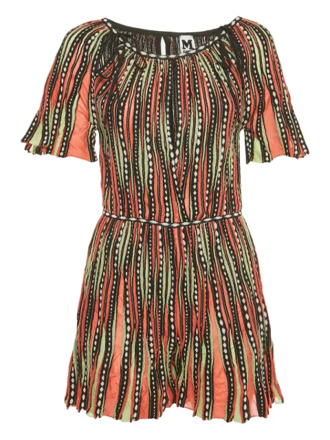 Missoni Pre-Owned knitted mini dress Orange 1216998