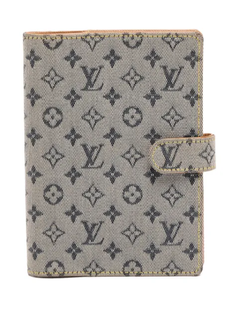 Louis Vuitton Pre-Owned Lin mini canvas agenda cardholder Neutrals 1223290