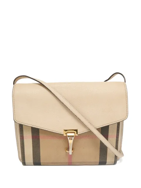 Burberry Pre-Owned plaid crossbody bag Neutrals 1233753
