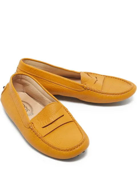 Tod's Vintage leather loafers Yellow 1193281