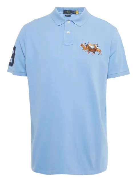 Polo Ralph Lauren Vintage light-blue graphic polo shirt Blue 1226428