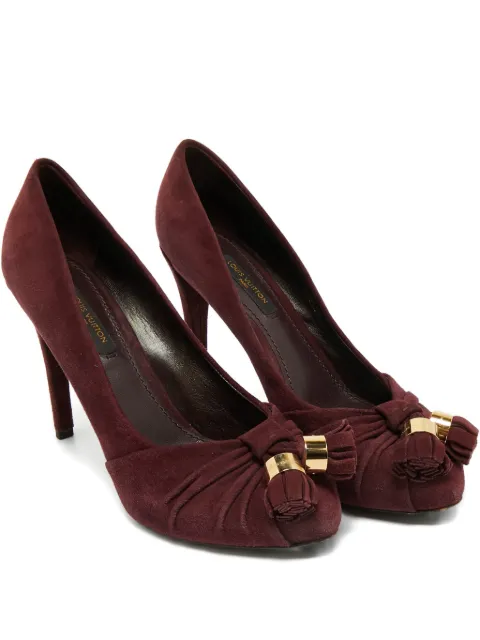 Louis Vuitton Pre-Owned tassel platform pumps Red 1196842