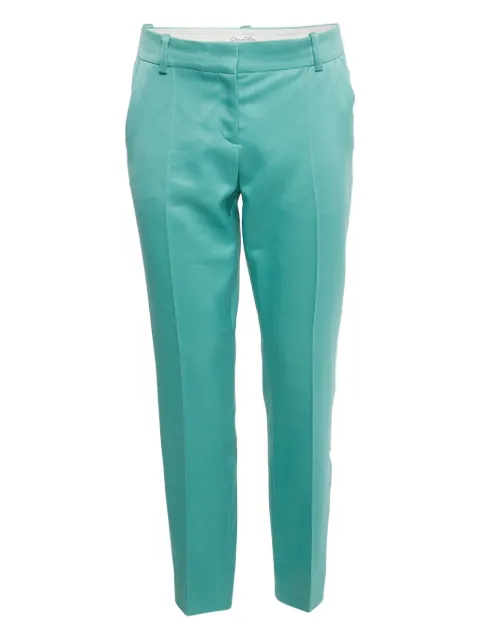 Oscar de la Renta Pre-Owned tailored trousers Green 1228588
