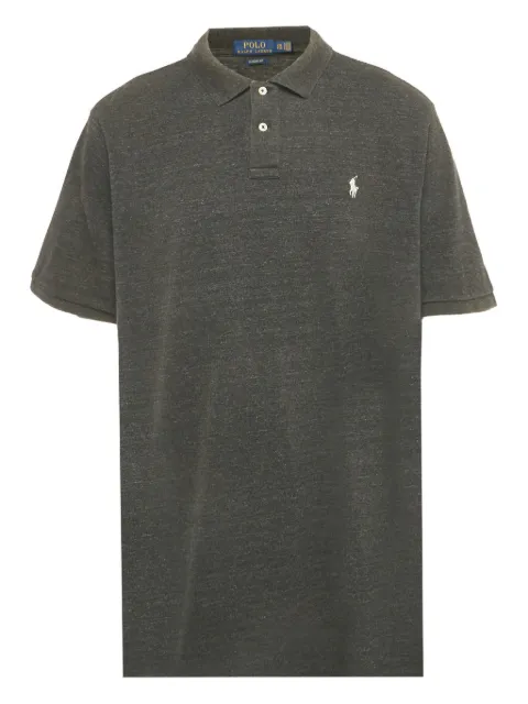 Polo Ralph Lauren Vintage logo-embroidered cotton polo shirt Grey 1218421