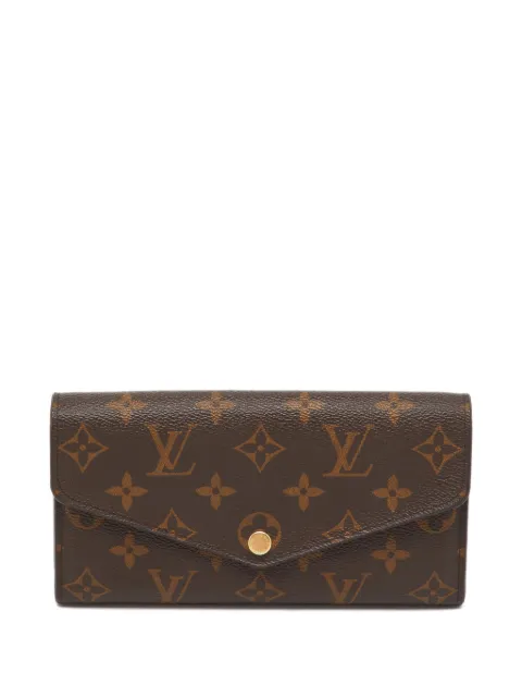 Louis Vuitton Pre-Owned 2019 Sarah Monogram envelope wallet Brown 1201323